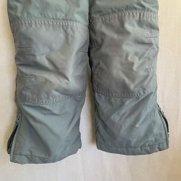 Lands End The Squall Ski Bib Snow Pants Blue/Slate Blue Kids Size 4 - Picture 7 of 12
